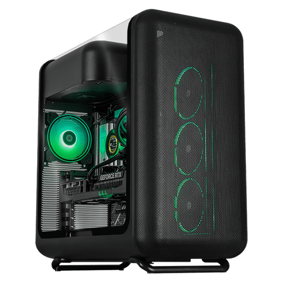 PC Gamer Xtreme PC Gaming NVIDIA GeForce RTX 5070 Ti AMD Ryzen 9 9900X 32GB DDR5 SSD 1TB Sistema Liquido WIFI Pitch Black gaming competitivo y streaming