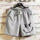 thumbnail image 1 of Pantalones cortos de playa de algodón 100% para hombre, pantalón de chándal con estampado gráfico divertido, estilo Hip Hop, transpirables, informales, envío gratis Fivean unisex, 1 of 2