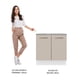 thumbnail image 5 of Mueble de Cocina 80 cm 2 Puertas Blanco/Crema Agata Madesa, 5 of 5