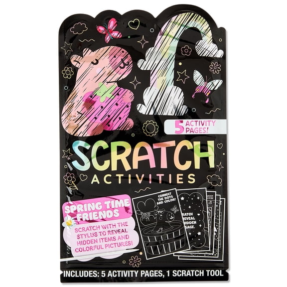 Spring Scratch Activities Party Favor, Easter by Way To Celebrate