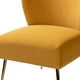 Dalila Accent Chair with Nailhead Trim Set of 2 in Mustard - Walmart.com