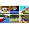 thumbnail image 4 of Cyfie Double Sleeping Pad for Camping, 4" Ultra Thick for 2 Person Self-Inflating Portable Camp Mattress with Pillow & Foot Pump for Backpacking, Hiking,Travel, Tent (Green), 4 of 10