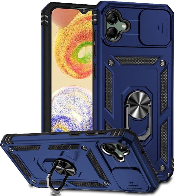 Estuche GANGXUN para Samsung Galaxy A04, soporte giratorio 360°, estilo mecánico y magnético