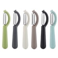 thumbnail image 3 of Mouliraty Vegetable Peelers For Kitchen Peeler Multi-Function Stainless Steel Peeler Sugar Cane Fruit Peeling Knife Melon And Fruit Planer Kitchen Appliances on Clearance, 3 of 5