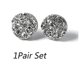 thumbnail image 1 of Pendientes de germanio con magnetología Atheniz, pendientes de acupresión sin perforación, pendientes magnéticos de cristal Amo'thea Mag Studs, plata de 8 mm, producto de plata de 8 mm, 1 of 4