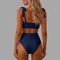 thumbnail image 5 of Fznquz Tummy Control Womens Bikini Swimsuits High Waisted 2 Piece Swimwear Summer 2026 Tie Shoulder Swim Suits,M, 5 of 5