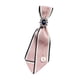 thumbnail image 2 of Broche de lazo para mujer, elegante pajarita decorativa para blusa, para estudiantes de escuela. blanco rosa, 2 of 9