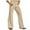 Khaki, variant on Mens Bootcut Yoga Pants Tummy Control Flare Leggings High Waist Crossover Lounge Bell Bottom Jazz Dress Baseball Pants Ribbed Cotton Ruffle Elastic Waisted Activewear With Pockets