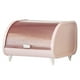 thumbnail image 5 of Caja de almacenamiento de escritorio, organizador para sala de estar, dormitorio, panera, refrigerio de lujo, maquillaje rosa, 5 of 9