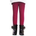 thumbnail image 4 of Hicidod Girls Fleece Lined Leggings Fall Winter Thick Stretchy Toddler Tights Solid Ankle Length High Waist Thermal Leggings, 4 of 6