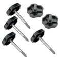 thumbnail image 3 of Soft Top Window Frame Door Surround Knob Screw With Pin For Wrangler Jk 4-door 2007-2018 (4 Long +2, 3 of 5