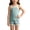 Green, variant on Juorvia Toddler Girls Summer Outfits 2pc Loungewear Cotton Classic Fitted Sleeveless Tops Color Spliced Shorts(18-19 Months,Yellow)
