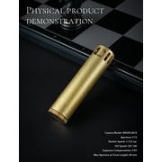 Unique Swiss Vintage Windproof Trench Kerosene Lighter,Soft-Flame,Cigar,Refillable,Outdoor,Compact and Portable,Double-Flame Jet,Copper,Gift Packaging,Gift for Men, Thorens One Press Ignition​