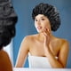 thumbnail image 5 of Gorro Edoneery de seda satinada para mujeres con cabello rizado, 5 of 7