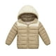 thumbnail image 2 of Chaqueta acolchada con capucha para niñas de 7 a 14 años - Abrigo de invierno ligero con cremallera y bolsillos, 2 of 3