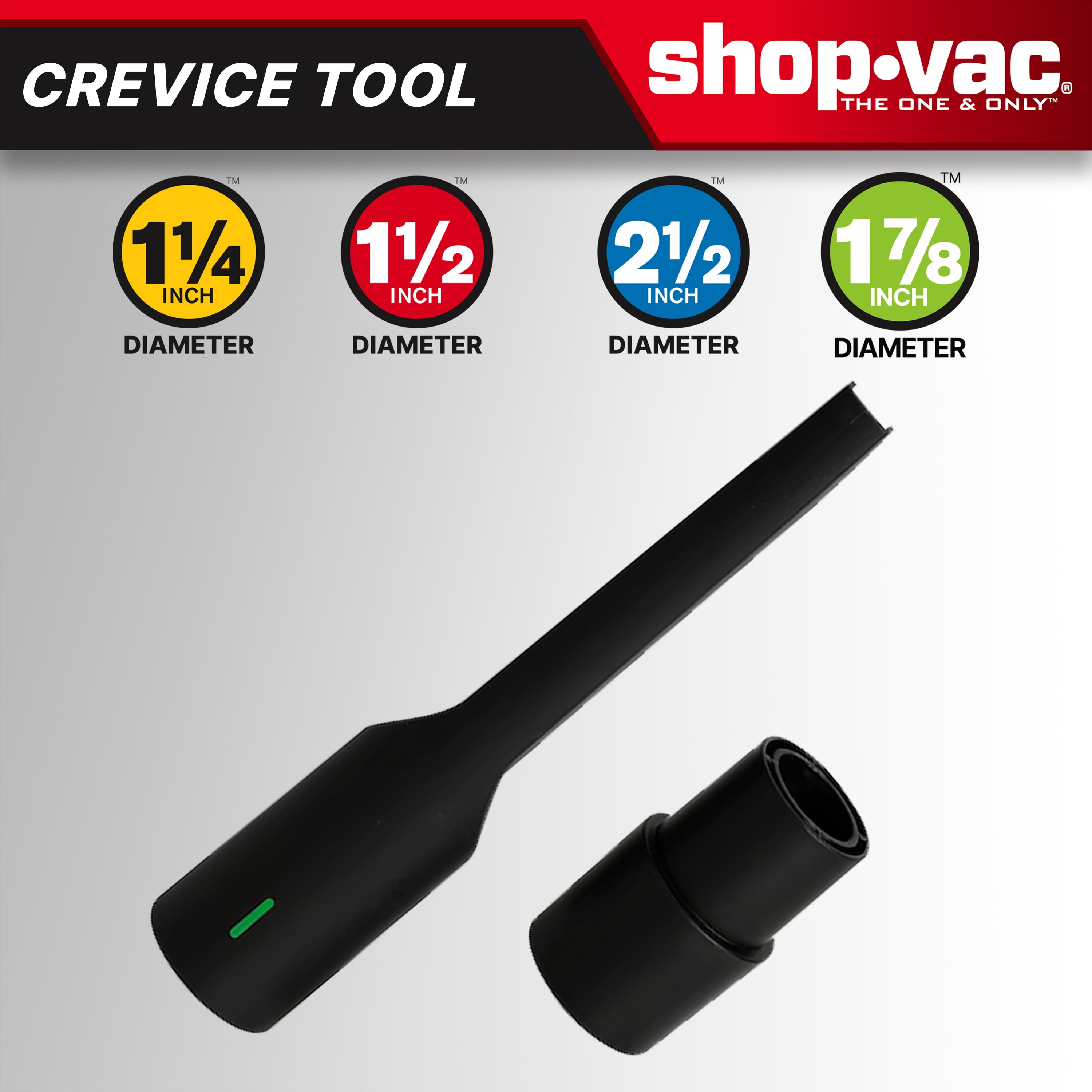 Shop-Vac Universal 1-7/8" Crevice Tool (w/Adapter)