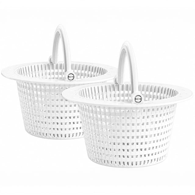 Canastillas para skimmer de piscina FibroPool, paquete de 2, ancho superior de 16,5 cm