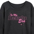 thumbnail image 3 of Instant Message - In My Delulu Era Lightweight French Terry Wide Neck Long Sleeve Graphic Shirt, 3 of 6