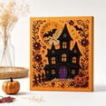 thumbnail image 3 of Halloween Pearl Diamond Art Kit, Pumpkin Ghost DIY Painting Set, 8x8 Inch Wall Decor Craft, Seasonal Home Gift, 3 of 7