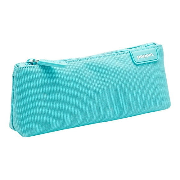 Poppin - Pencil case - cotton - aqua