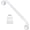 White, variant on Anti-Slip Black Grab Bars 16 Inch w/Rubber Grip, Stainless Steel Bathroom Wall Mount Oil Rubbed Black Grab Bar Handle, Safety Balance Handrail, Handicap Elderly Senior Assist Shower Handle