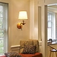 thumbnail image 2 of European style simple restaurant living room lamp bedroom bedside lamp E27 solid wood energy saving luxury wall lamp, 2 of 3