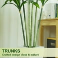 thumbnail image 6 of VIVATREES 6FT Dracaena Artificial Tree with White Tall Planter, Indoor Faux Tree with Natural Wood Trunk and Lifelike Green Leaves, Maintenance-Free Decorative Plant for Home Office Living Room Decor, 6 of 9