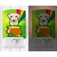 thumbnail image 2 of Caroline's Treasures BB1966CNL Yellow Labrador St. Patrick's Day Ceramic Night Light, 6x4x3", multicolor, 2 of 2