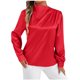 thumbnail image 2 of Ropa de estar por casa,Suéter de manga larga y cuello redondo para mujer, top informal de color liso, poliéster, cómodo para uso diario, para casa y trabajo, sopatenor, 2 of 8