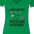 thumbnail image 4 of Inktastic Awesome Physician Assistant for Pa Women's V-Neck T-Shirt, 4 of 5