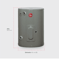 thumbnail image 4 of Calentador de Agua de Depósito Eléctrico Rheem 38 Litros 220 V Gris 1 Servicio 1er Mantenimiento incluido, 4 of 10