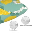 thumbnail image 3 of Fotbe Lemons Chamomile Flowers And Leaves Funda de Almohada Decorativa Estilo Occidental, Lujo en Algodón, Fundas para Almohadas King, Cojín Estampado para Decoración del Hogar-20"x30", 3 of 6