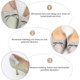 thumbnail image 4 of 1 par de clips de zapatos con pajarita (plata), zapatos desmontables, pajarita con dijes, zapatos, joyería, decoración, accesorios para zapatos, decoración de zapatos para novias, bodas, bailes, fies, 4 of 5