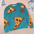 thumbnail image 6 of Fun Pizza Mom Sweatshirt For Women Long Sleeve Pullover, 6 of 7