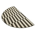 thumbnail image 6 of Unique Loom Outdoor Striped Collection Area Rug - Striped (3' 1" x 6' 1" Hearth Charcoal/Ivory), 6 of 11