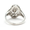 thumbnail image 3 of Antique Filigree Ring, Vintage Navette Diamond Ring, Art Deco Solitaire Diamond Engagement Ring, Split Shank Ring, 14K White Gold Plated, 1.5 Ct Simulated Diamond, Ring For Grandmother, 3 of 3