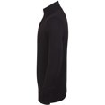 thumbnail image 3 of Henbury - Jersey de manga larga con cremallera 1/4 para hombre (Negro), 3 of 4
