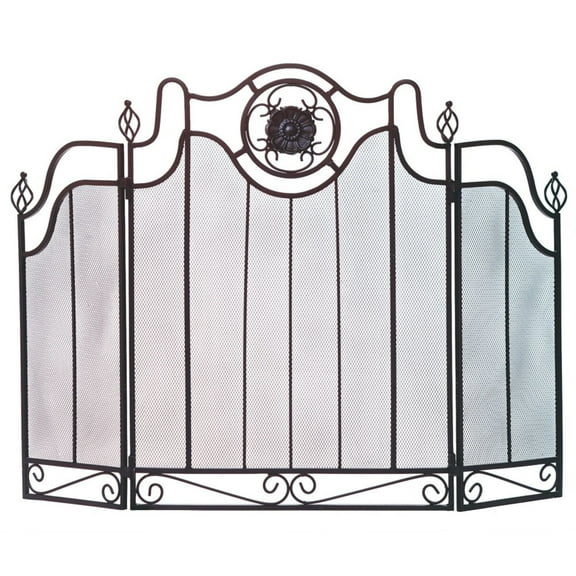 Accent Plus Tuscan-Design Fireplace Screen 22.12x10.62x30.62