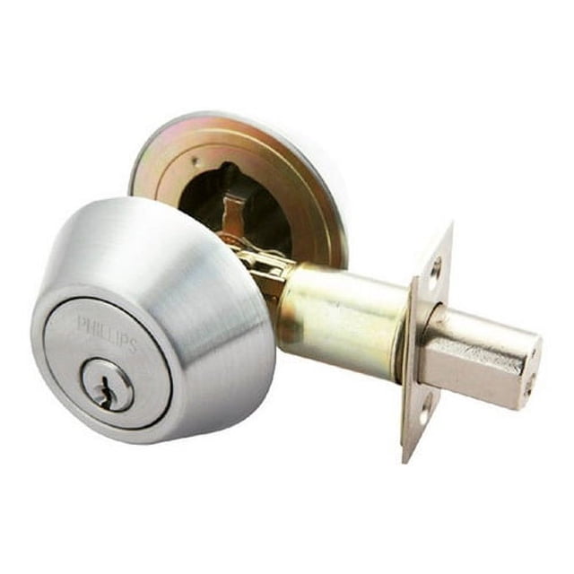 Cerrojo de seguridad Phillips Mx81213 Llave/mariposa Cromo