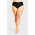 thumbnail image 4 of Avenue Women's Plus Size Knit High Waist Swim Brief, 4 of 6