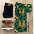 thumbnail image 4 of HAPPY BAY Men's Hawaiian Shirts Short Sleeve Button Down Shirt Men's Party Shirts Casual Holiday Summer Tropical Shirts for Men Funny 4XL Cheetah Forest, Autumn Green, 4 of 6