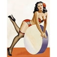 thumbnail image 3 of Driben, Peter 12x14 Black Modern Framed Museum Art Print Titled - Mid-Century Pin-Ups - Over a drum, 3 of 5