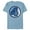 Ocean Blue, variant on Marvel Fantastic Four Super Hero Logo Costume - Short Sleeve Blended T-Shirt for Adults - Customized-Navy Heather