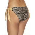 thumbnail image 2 of Women's Pour Moi 24404 Casablanca Tie Side Brief Swim Bottom (Black/Gold S), 2 of 2