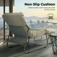 thumbnail image 4 of RADIATA Lounge Chair Indoor with Ottoman, 4" Thick Cushion, 400 lbs Heavy Duty, Comfy Chair with Ottoman, Accent Chair with Ottoman, Beige, 4 of 11