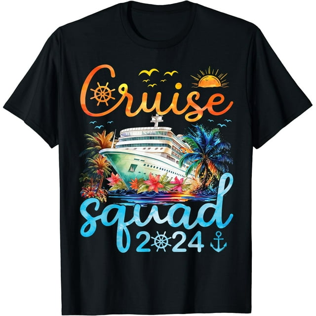 Cruise Squad 2024 T-Shirt de Vacances Assorti pour Groupe Familial - comme sur l'Image - 3TG