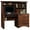 Curado Cherry, variant on Bowery Hill Traditional Home Office Wood Desk with Hutch in Salt Oak