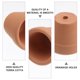thumbnail image 4 of 10Pcs 3x3cm Pequeño Mini maceta de terracota Arcilla Cerámica Maceta Macetero Cactus Macetas suculentas Vivero Ideal para plantas Manualidades Favor de la boda, 4 of 7