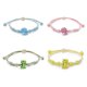 thumbnail image 4 of 4 pulseras únicas a juego de dinosaurios, coloridas pulseras trenzadas de la suerte, pulsera de buenos deseos, regalo para mujeres y niñas JFHHH pequeña, 4 of 5