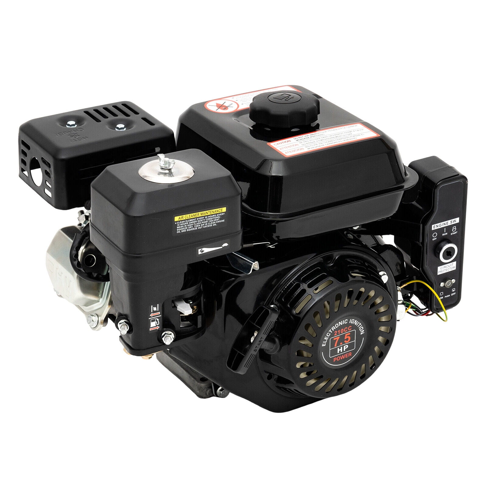7.5HP 4-Stroke 212CC Electric Start OHV Gasoline Engine Go Kart Gas Engine Motor